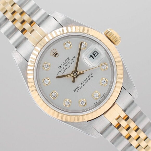 Rolex Ladies Datejust 26mm Two Tone Silver Diamond NS Dial  display picture 2